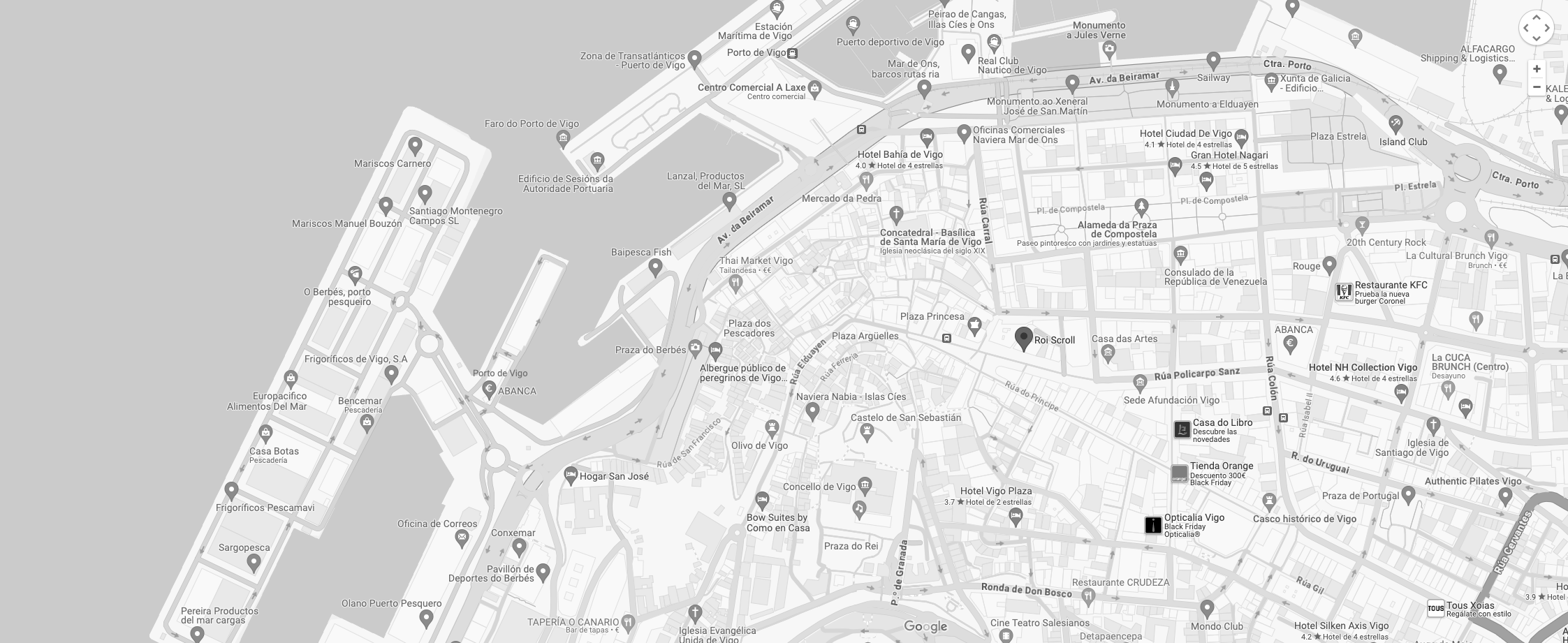 Roi Scroll en Google Maps